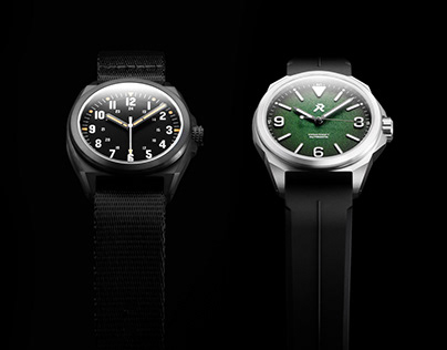 RZE Watches - RESOLUTE and VALOUR 38