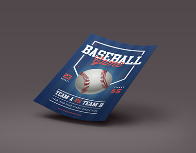 Baseball Flyer Design