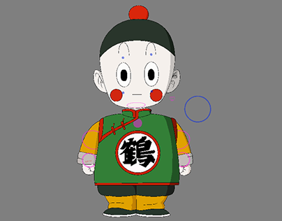 Project thumbnail - 2D Animation Rigging exercise Chiaotzu from Dragon Ball