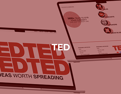 TEDx Website Redesign Concept