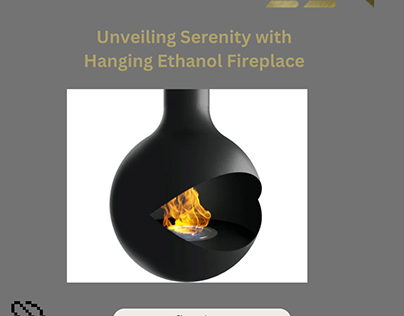 Unveiling Serenity with Hanging Ethanol Fireplace