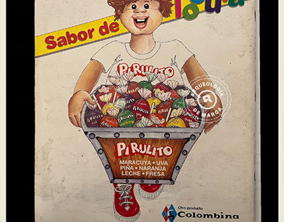 Publicidas gráfica de Pirulito (1989).