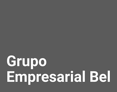 Identidad Visual Grupo empresarial Bel