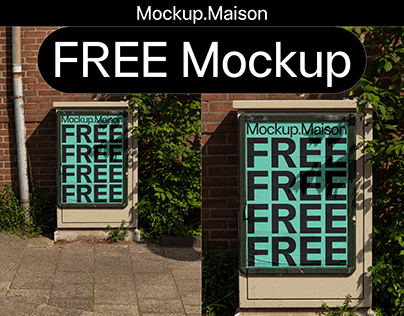 Mockup.Maison – FREE MOCKUP Urban Poster UP-AMS-01