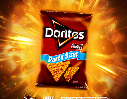 Social media post and aner design for Doritos