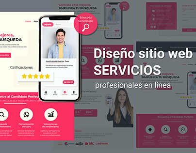Diseño sitio web servicios profesionales