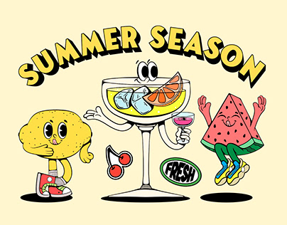 Summer Season - Retro Characters Collection