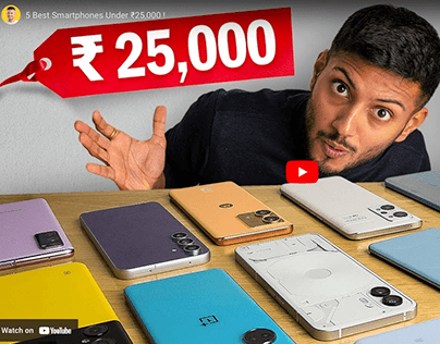 TECH BURNER 5 best smart phones under ₹25,000