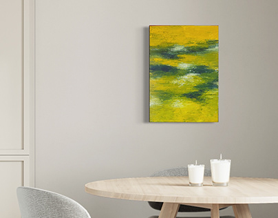 Acrílico sobre lienzo 50x70cm - 'Lemon grass'