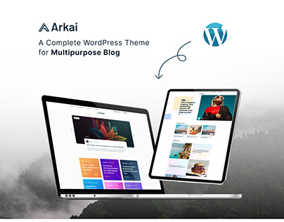 Arkai Multipurpose blog Website Presentation