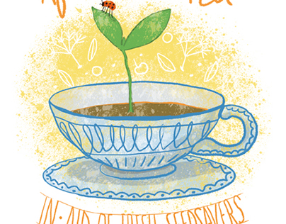 Seed savers, afternoon tea, Invite