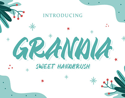 Grandia - Handbrush Font