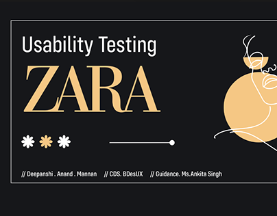 Usability Testing on Zara