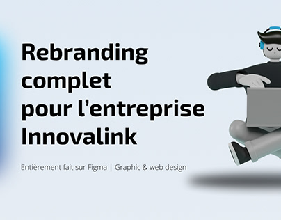 Conception de logo & maquette de site web - Innovalink