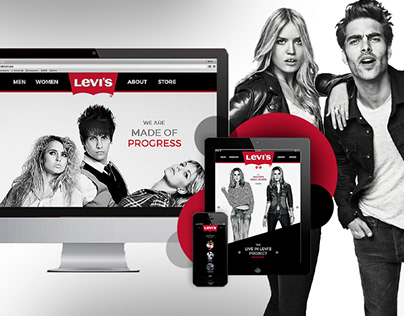 Levi's UI - Website Interface Design