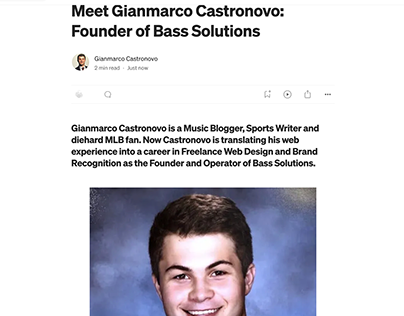 Meet Gianmarco Castronovo: Founder of Bass Solutions