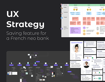 Project thumbnail - Saving feature neo bank UX Strategy