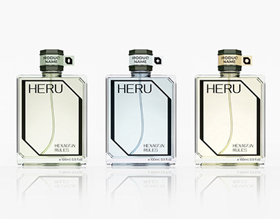 Heru perfume branding