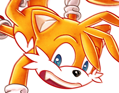 Desenho de Miles Tails Prower de Sonic 2 - O Filme para colorir