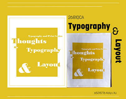 Thoughts on Typography and Layout | Publication Design