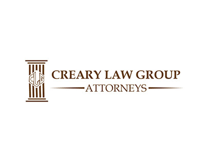 Law creative minimalistic logo