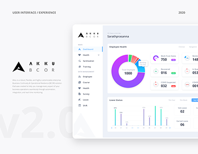 AKKU BCOR 2.0 | Dashboard UI Concept