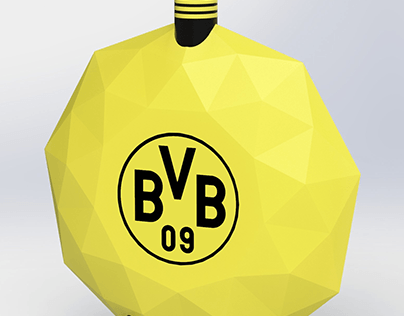 Metal bowl-"Ballspielverein Borussia 09 e.V. Dortmund"