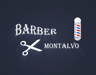 Barber ¨Montalvo¨ (Logotipo Animado)