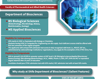 Biosciences Flyer Design