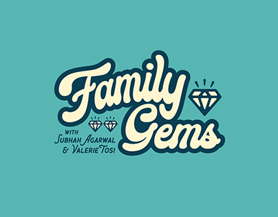 Family Gems Podcast Branding
