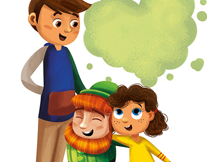 "Lucas and The Farting Leprechaun" Illustrations