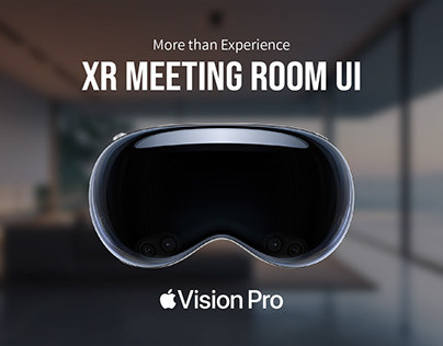 Vision Pro Meeting Room UI Concept(비전프로 미팅룸 UI 컨셉 디자인)