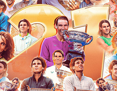 Rafael Nadal - 21 Grand Slam Titles
