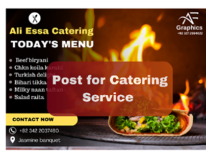 Post for Catering Service