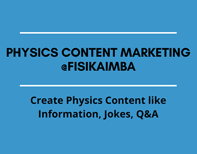 Content Marketing - Physics Project, Fisika Imba