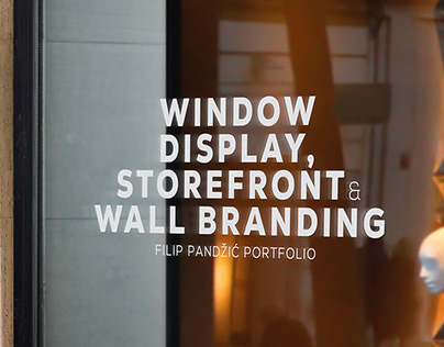 Window Display, Storefront & Wall Branding