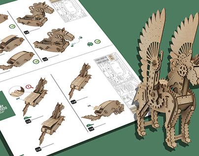 Mechanical Pegasus Toy - DIY instruction