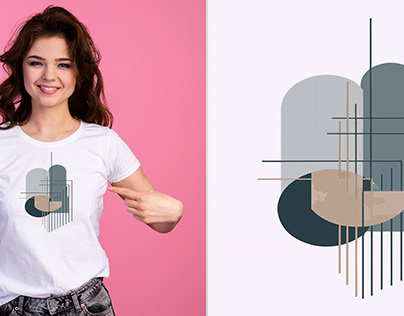 geometric t-shirt design