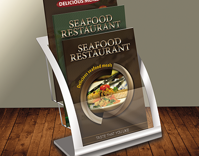 Seafood Restaurant – Food Menu Bi-fold Flyer