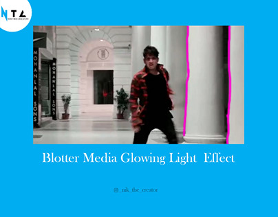 Blotter Media Glowing Light