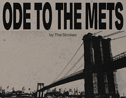 The Strokes - Ode To The Mets Poster