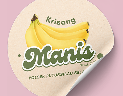 Sticker for Banana Chips