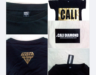 Golden Foil Printed Lady's Crop Top, Cali Diamond Brand