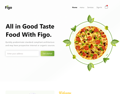 Website Design, Figo Restaurant