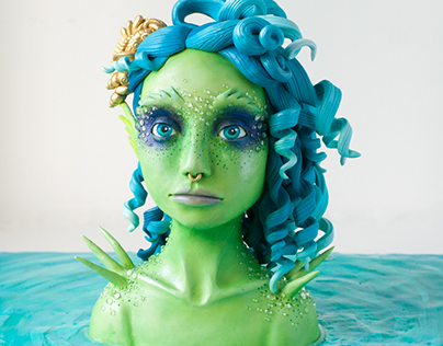 Water Nixie Cake for Sweet Fairy Tales Collaboration