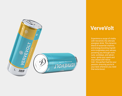 VERVEVOLT - Product design for energy drink
