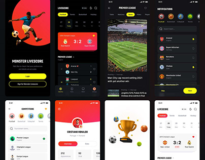 Sport Mobile Apps Template