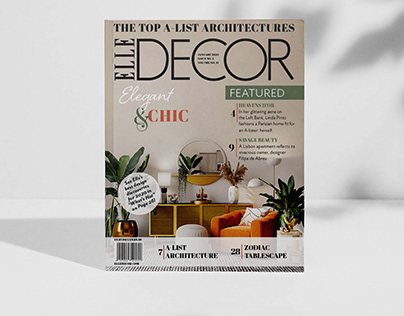 Elle Decor Magazine Redesign