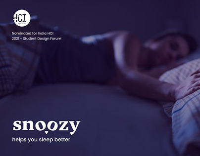 snoozy - Sleep App Design