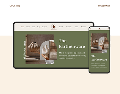 Earthenware- Responsive website